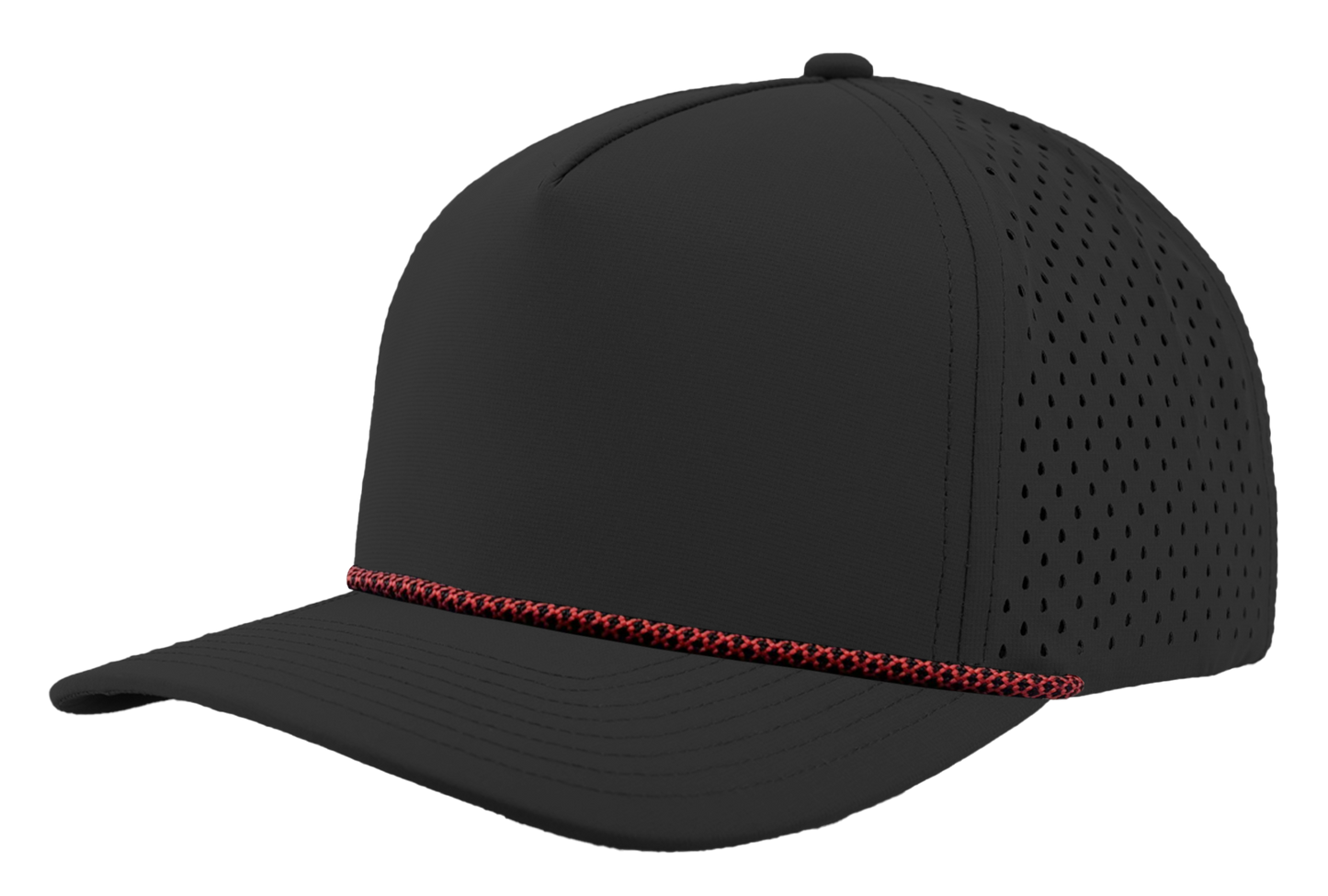 Black- Red Chainlink Rope