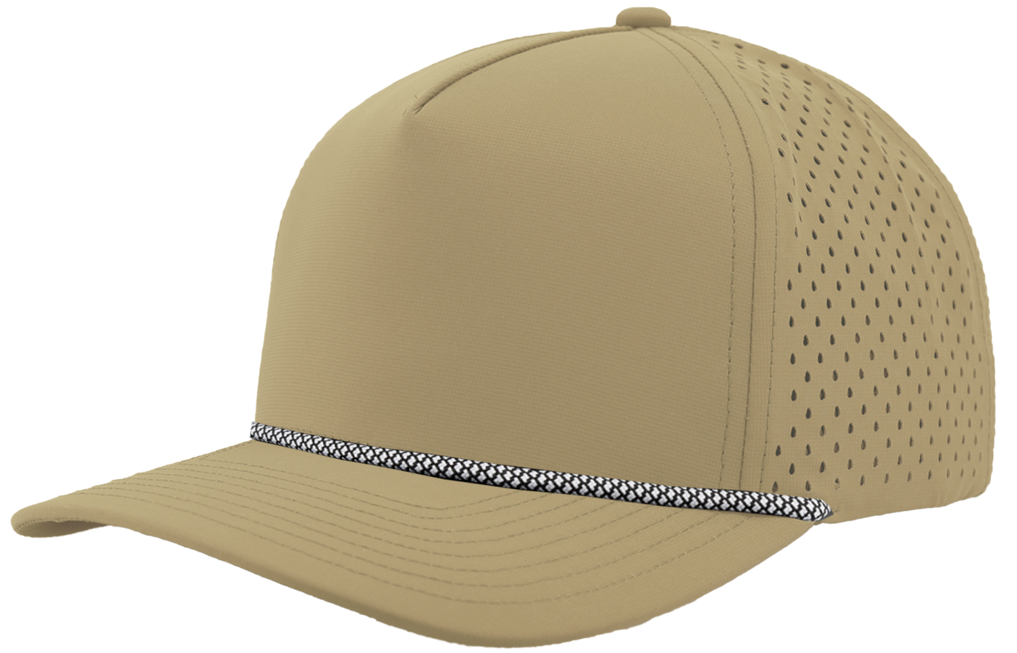 Khaki-White chainlink rope