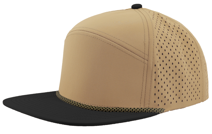 Khaki- Black bill - Khaki chainlink rope