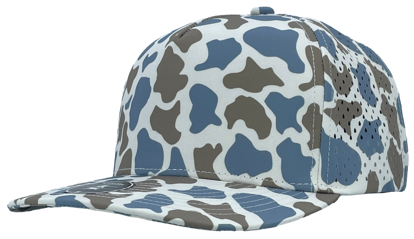 Blue Old School Camo