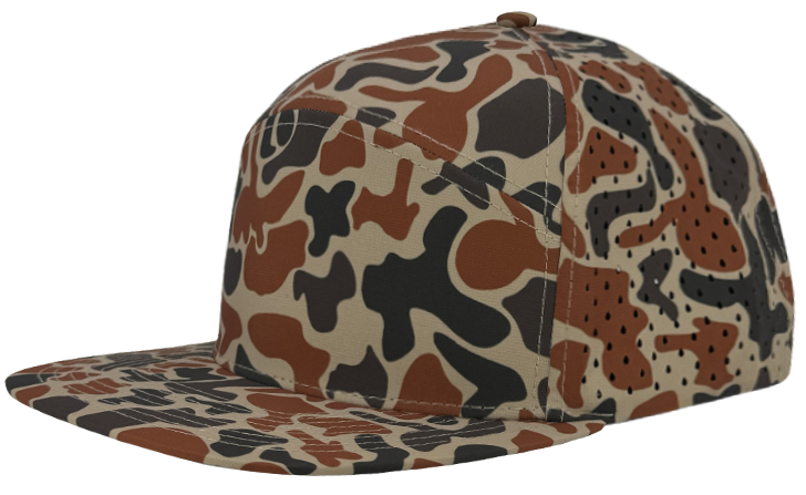 Burnt Orange old school camo