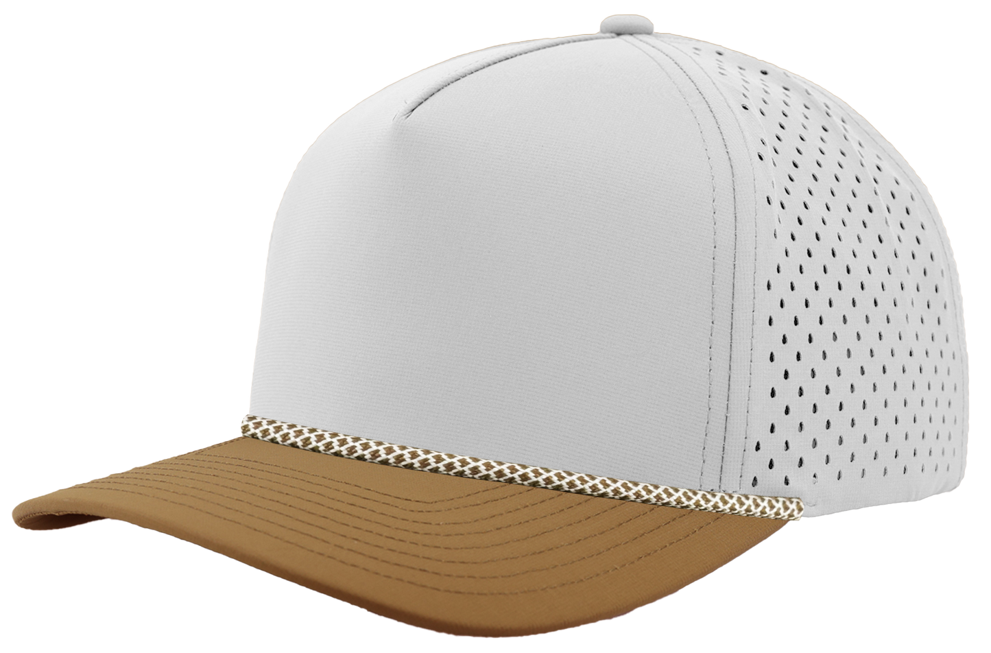 Off white-Caramel Bill- Caramel/white chainlink