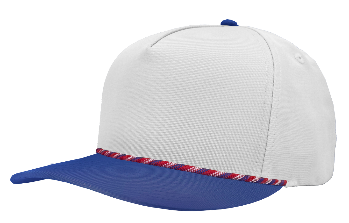 Vintage white/Blue Brim-Patriot twisted rope